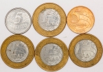 Numismática, BRASIL. Seis Moedas Nacionais Sortidas