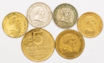 Numismática, URUGUAY. Seis Moedas Estrangeiras Sortidas