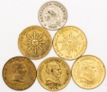 Numismática, URUGUAY. Seis Moedas Estrangeiras Sortidas
