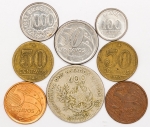 Numismática, BRASIL. Oito Moedas Nacionais Sortidas