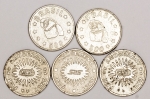 Numismática. Lote com 5 antigas fichas Amusement Only for SPS. Originais