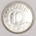 Numismática, Brasil. Moeda de 10 Cruzeiros Reais 1994 Tamanduá V-433 FC