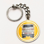 Colecionismo. Chaveiro antigo, Anos 80/90 Scania Jacaré. Em metal, original, sem uso.