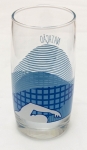 Colecionismo, copo de coleção. Olimpíadas do Rio 2016, Jornal Extra em Vidro. 350ml, 14x6,5cm. Natação, sem uso.