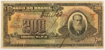 Numismática, Brasil. Cédula de 200 Mil Réis 1923 P-121 / R-200