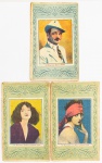 Colecionismo - 3 Bilhetes Postais das Balas Vênus, item de colecionismo raro das décadas de 1920 e 1930. A Fábrica de Balas Vênus (situada na Rua do Lavradio, Rio de Janeiro) distribuía esses cartões postais coloridos com imagens de artistas de cinema mudo, figuras de futebol e celebridades como brindes. (Barbara Bedford, Barbara La Marr e Wallace Beern)