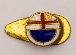 Colecionismo - Insignia de lapela da Unione Calcio Sampdoria - Conhecido como Sampdoria é um clube de futebol Italiano sedado em Gênova fundado em 12/8/1946.
