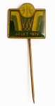 Colecionismo - Alfinete de Lapela da czecchoslovakia Basketball Federation - Ano 1979 - 60th Aniversary