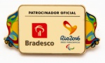 Colecionismo - Pin Olimpiadas do Rio de Janeiro - Bradesco - Patrocinador Oficial