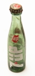 Colecionismo - Miniatura de garrafa argentina - miniatura do refrigerante 7Up (com aproximadamente 7,5 cm de altura) é um item clássico de colecionador muito comum na história promocional argentina e latino-americana dos anos 1970.