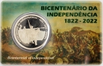 Numismática, Brasil. 2 Reais 2022 Proclamação da Independência