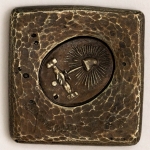 Numismática. Rara. Carimbo Piratini 1835. 26,0g Prata 917. Trabalho do Mestre Balsemão 27x27x3mm