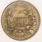 Numismática, Brasil 1000 Reis 1929 Uma das Mais Raras da Série. V 132