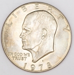 Numismática, USA Dolar Grande, Já Não Circula Mais 37mm Muito Procurada. 1978D