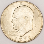 Numismática, USA Dolar Grande, Já Não Circula Mais 37mm Muito Procurada. 1971