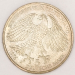 Numismática, Alemanha 5 Marcos 1976 Prata Comemorativa 11,2g KM 114