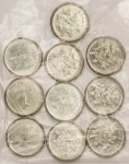 Numismática, Brasil Sache com 10 Peças Sojinha 1981