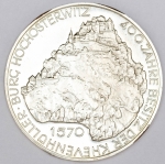 Numismática, Austria Medalha de 400 Anos de Posse do Castelo de Hochosterwitz 40mm 20g