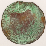 Numismática, Brasil Cobre Proveniente Fazenda do Rio de Janeiro. Optamos por Manter a Pátina Original do Achado. LXXX 1821 B Boné