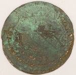Numismática, Brasil Cobre Proveniente Fazenda do Rio de Janeiro. Optamos por Manter a Pátina Original do Achado. LXXX Reis 18... B