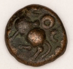 Numismática, Índia Peça Proveniente de Antiga Coleção com Anotação `IMPORTANTE` Ainda por Classificar. Aconselhamos Análise Apurada. Peça para Colecionador Avançado. Oportunidade. 18mm 3,6g