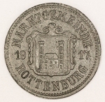 Numismática, Alemanha Magnífica Peça Proveniente de Coleção Adquirida na Alemanha. 50 Pfennig Rothenburg 197 Linda