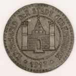 Numismática, Alemanha Magnífica Peça Proveniente de Coleção Adquirida na Alemanha. 5 Pfennig 1917 Quakenbruck. Perfeita
