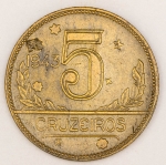 Numismática, Brasil 5 Cruzeiros 1943