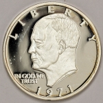 Numismática, USA Peça em Tamanho Reduzido em Prata 925. Marcada e Contrastada. Encapsulada 13,5g