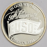 Numismática, USA Peça em Tamanho Reduzido em Prata 925. Marcada e Contrastada. Encapsulada 13,5g