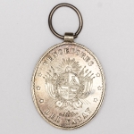 Numismática, Brasil Medalha 1865 Guerra do Paraguai - Prata Vencedores del YataY. 50x29mm. 14,1g Adquirida por Us$ 600,00 em 13/08/2011 - Perfeita. Grau Prata (PARA Oficiais)