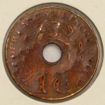 Numismática, Índias Holandesas 1 Cent 1937