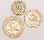 Numismática, Brasil Série Vicentina 1932 - 100, 200 e 400 Reis