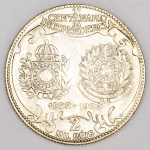 Numismática, Brasil 2000 Reis 1922 Prata