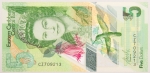 Numismática, Caribe 5 Dollars Flor Polímero