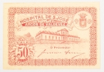 Numismática, Portugal 50 Centavos Arcos de Valdevez. Flor de Estampa
