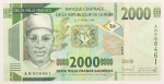 Numismática, Guiné 2000 Francos 2018 Flor de Estampa