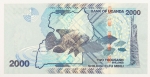 Numismática, Uganda 2000 Shilingi Flor de Estampa 2010