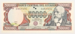 Numismática, Equador 50.000 Sucres 1999 Flor