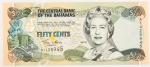 Numismática, Bahamas Fifty Cents 2001 Flor
