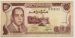 Numismática, Marrocos Dix Dirhams 1970
