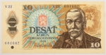 Numismática, Tchecoslováquia 10 Korun 1986