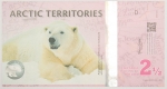 Numismática, Territórios Árticos 2 ½ Dollar 2013