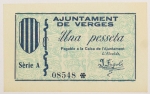 Numismática, Espanha Una Peseta - Verges Flor