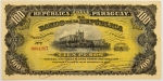 Numismática, Paraguai Cem Pesos 1907 Magnífico Estado