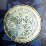 Numismática, Brasil 500 Cruzeiros 1992 Prata 925 27g Centenário. P727