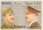 Numismática, Espanha Militária. Cupons de Racionamento Guerra Civil / II Guerra - Espanha 21x29cm. Picotado. Servindo COMO Propaganda de Divulgação, Convocação, ou Comunicado Quando Destacado COMO Cupom de Racionamento
