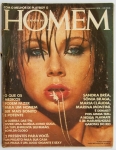 Revista, Homem. Edição de fev/78. Capa Sônia Braga, Sandra Bréa, Maria Cláudia e Marina Montini