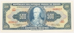 Numismática, Brasil. Cédula de 500 Cruzeiros 1953 C-045 SOB
