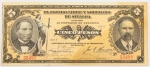 Numismática, México. Estado de Sinaloa, Cédula de 5 Pesos 1915 PS-1044B FE